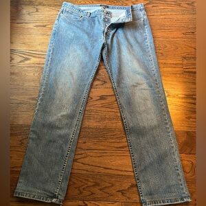 A.P.C. Men’s Straight-Leg Jeans in Light Blue Denim